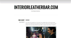 Desktop Screenshot of interiorleatherbar.com